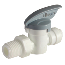 LE-4021 56 14W 1/4inch OD X 1/4inch NPTF Male In Line B Valve